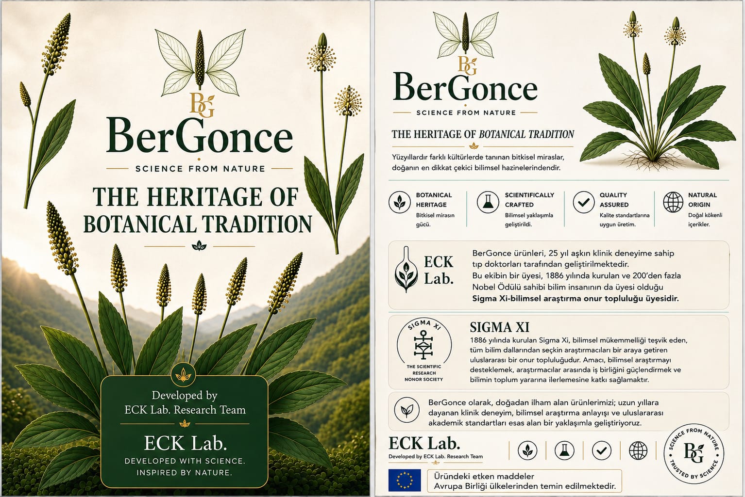BerGonce Markamız - Bilimle Doğanın Buluşması
